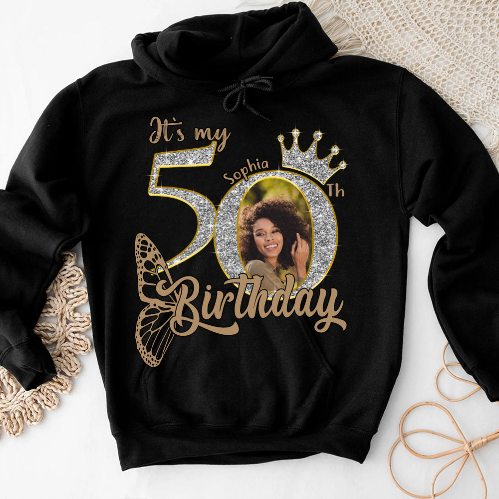 50th Birthday Shirts, Custom Birthday Shirts, Turning 50 Shirt, Gifts For Women Turning 50, 50 And Fabulous Shirt, 50th Birthday Shirts For Her - YPT-HCT