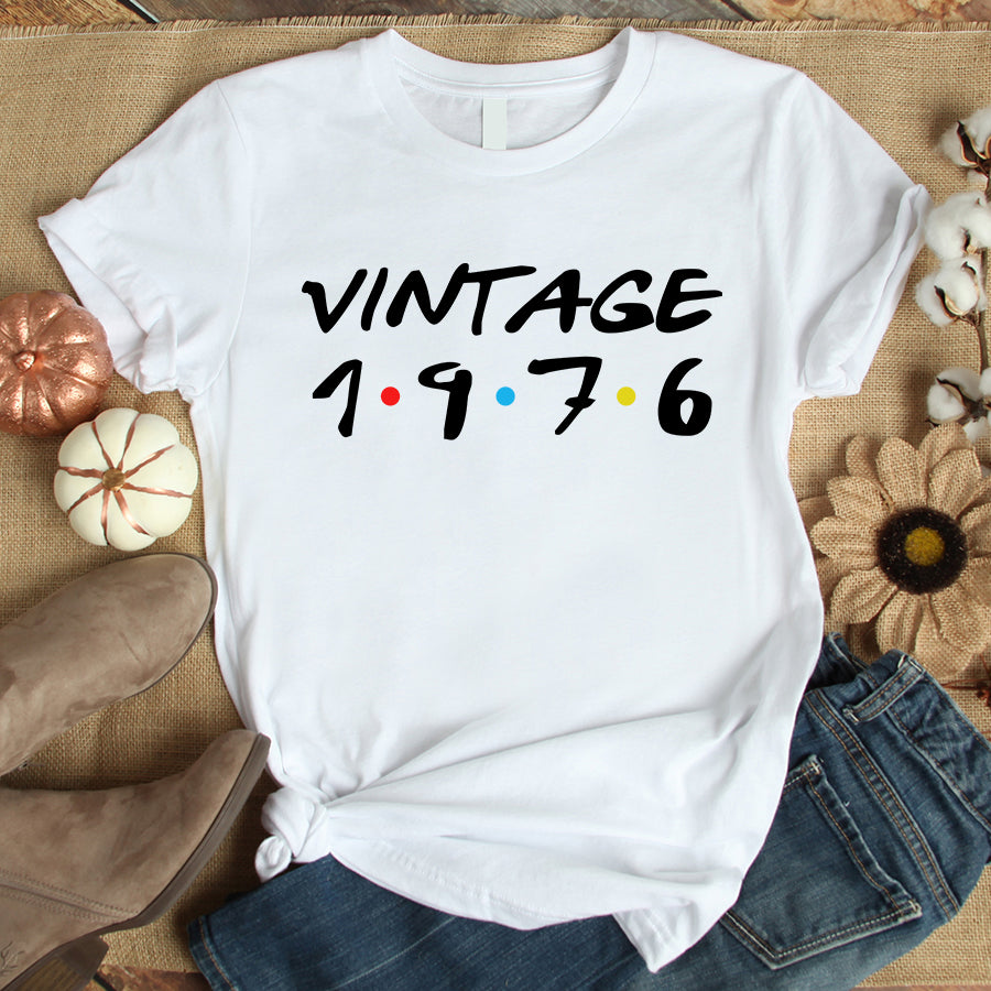 50th Birthday Shirts, Custom Birthday Shirts, Turning 50 Shirt, Gifts For Women Turning 50, 50 And Fabulous Shirt, 1976 Shirt, 50th Birthday Shirts For Her, Vintage 1976 Limited Edition