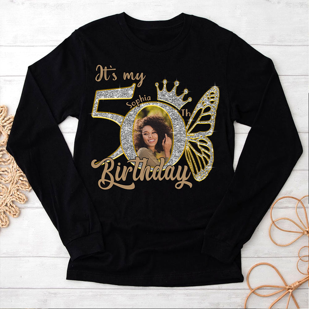 50th Birthday Shirts, Custom Birthday Shirts, Turning 50 Shirt, Gifts For Women Turning 50, 50 And Fabulous Shirt, 50th Birthday Shirts For Her - YPT-HCT