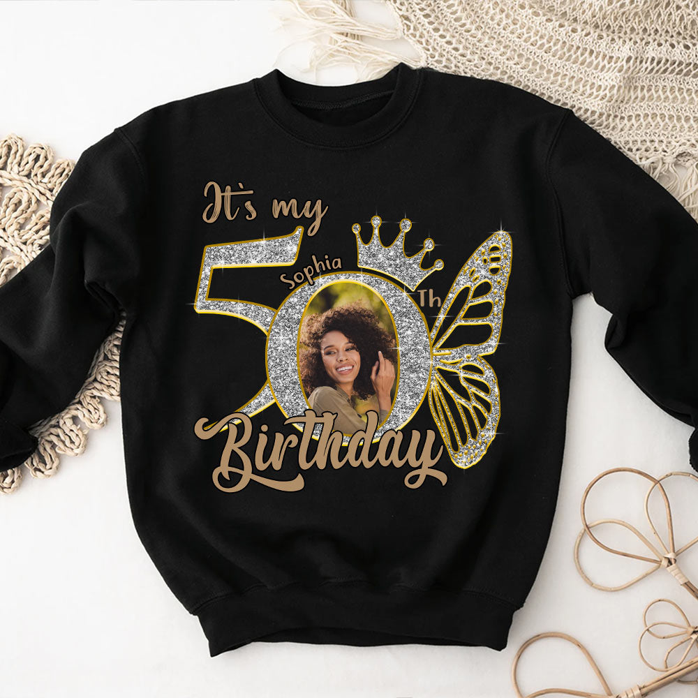 50th Birthday Shirts, Custom Birthday Shirts, Turning 50 Shirt, Gifts For Women Turning 50, 50 And Fabulous Shirt, 50th Birthday Shirts For Her - YPT-HCT