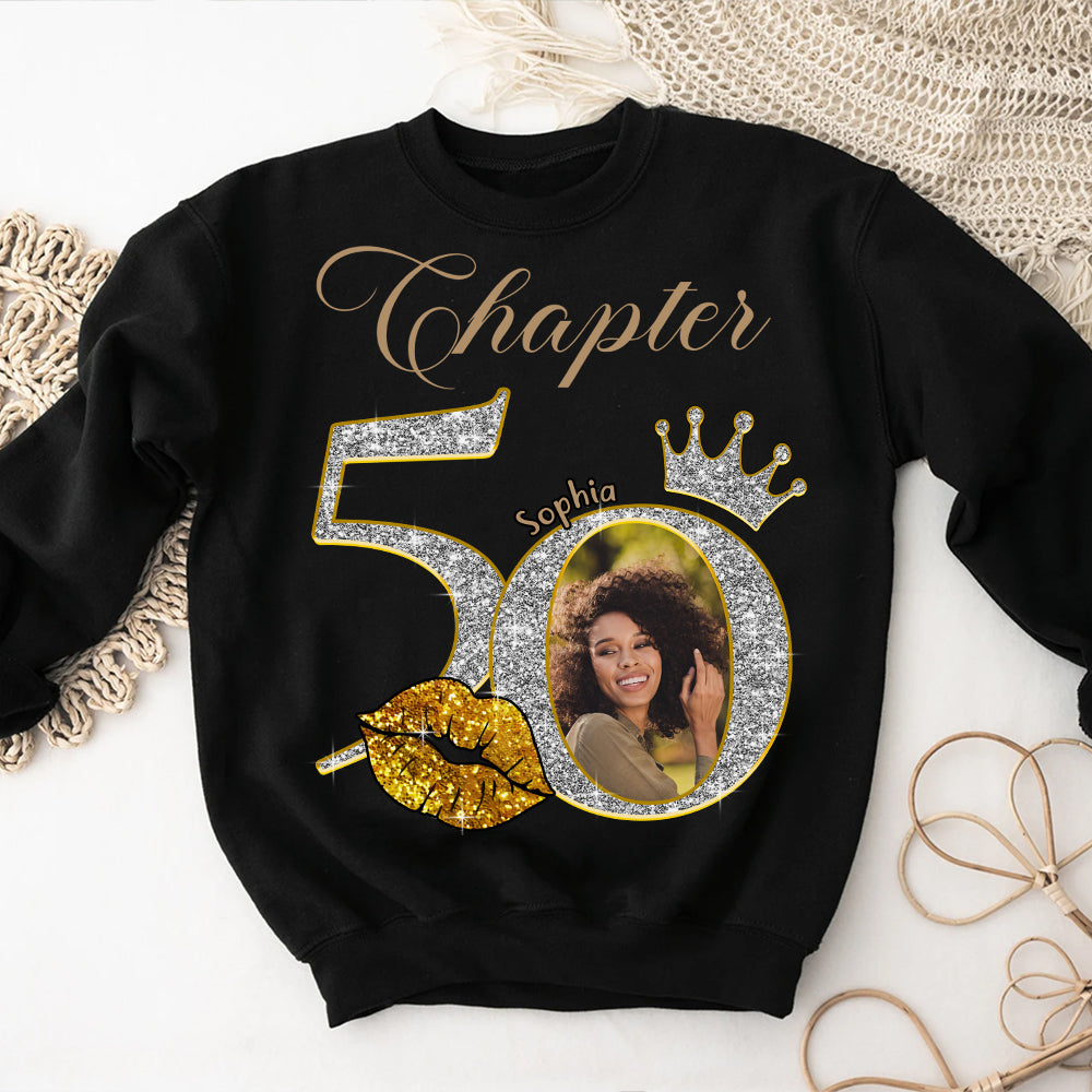 50th Birthday Shirts, Custom Photo Birthday Shirts, Turning 50 Shirt, Gifts For Women Turning 50, 50 And Fabulous Shirt -YPT-HCT