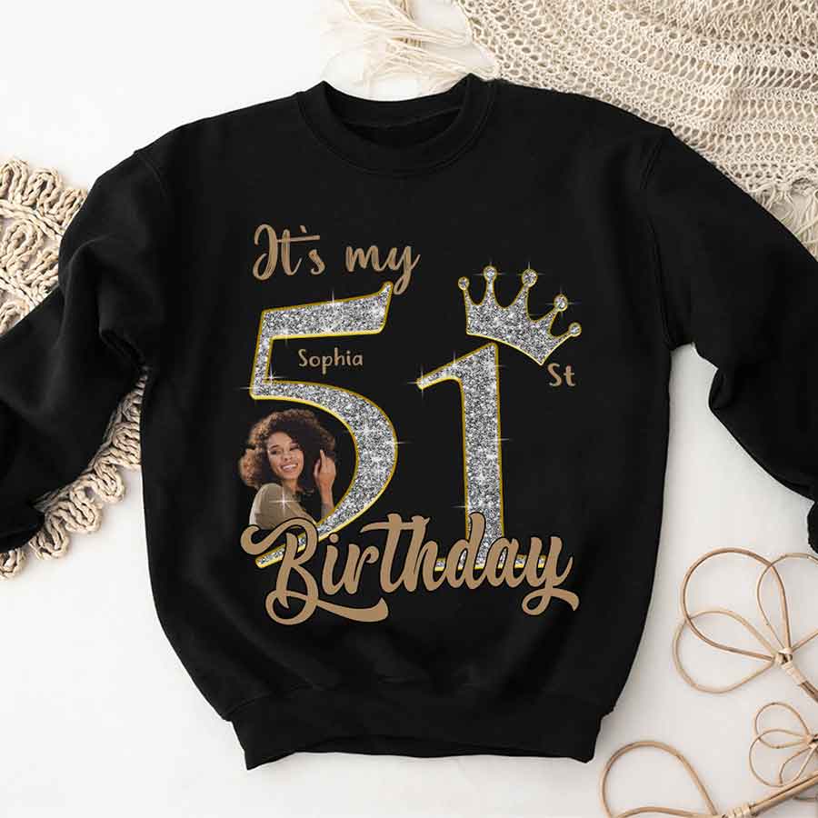 51st Birthday Shirts, Custom Birthday Shirts, Turning 51 Shirt, Gifts For Women Turning 51, 51 And Fabulous Shirt, 1974 Shirt, 51st Birthday Shirts For Her-YPT-HCT