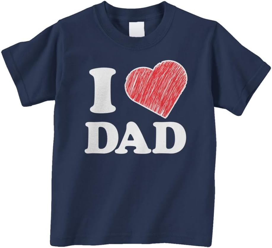 Threadrock Little Boys&#39; I Love Dad Infant\/Toddler