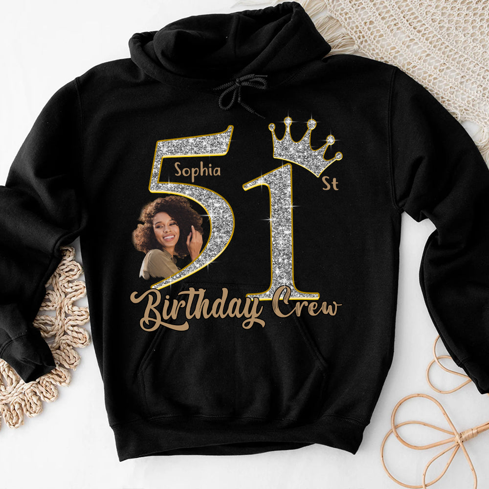 51st Birthday Shirts, Custom Photo Birthday Shirts, Turning 51 Shirt, Gifts For Women Turning 51, 51 And Fabulous Shirt, 51st Birthday Shirts For Her-YPT-HCT