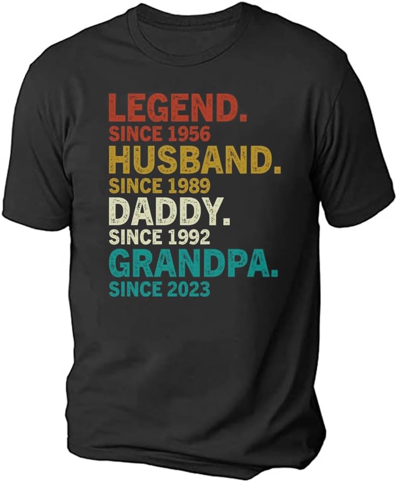 Personalized Shirt for Dad Shirt with Kids, Gifts for Dad Papa Shirts, Fathers Day Birthday Gifts, Gifts for Men Shirt