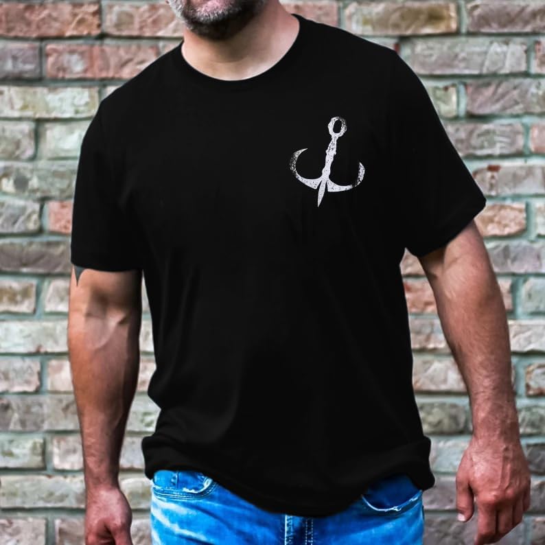 Dad Shirt for Men Christian Fishing Tees Father&#39;s Day Tshirt Papa Birthday Gift Short Sleeve Top