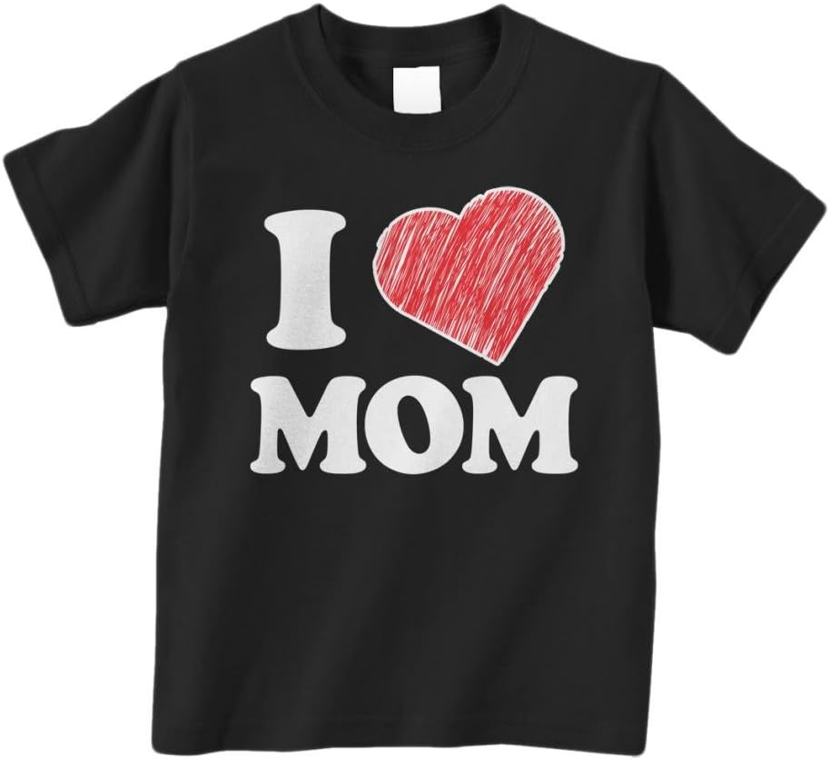 Threadrock Little Boys&#39; I Love Mom Infant\/Toddler