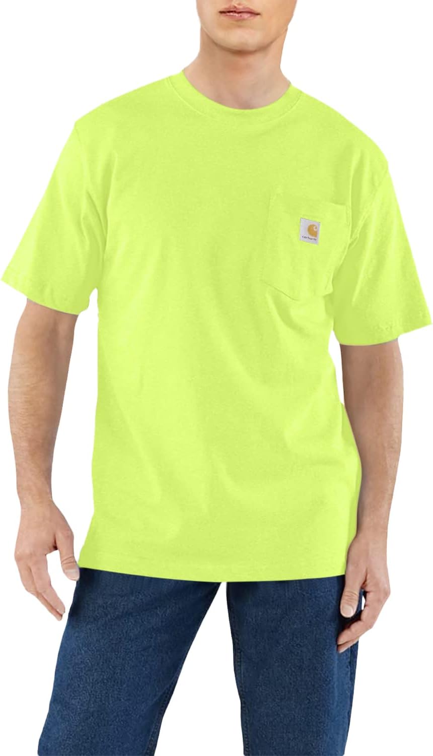 Carhartt Men&#39;s Loose Fit Heavyweight Short-Sleeve Pocket