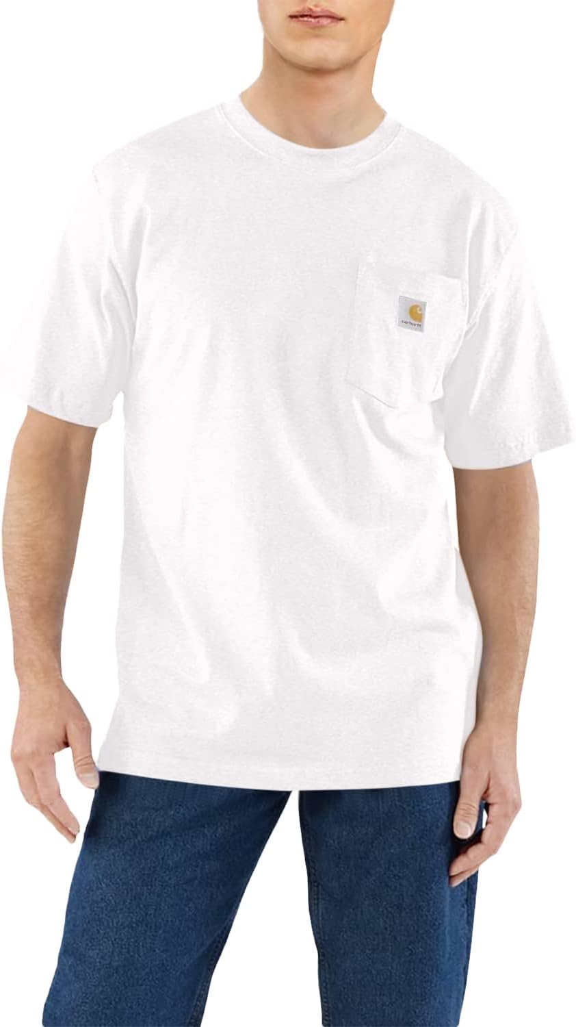 Carhartt Men&#39;s Loose Fit Heavyweight Short-Sleeve Pocket