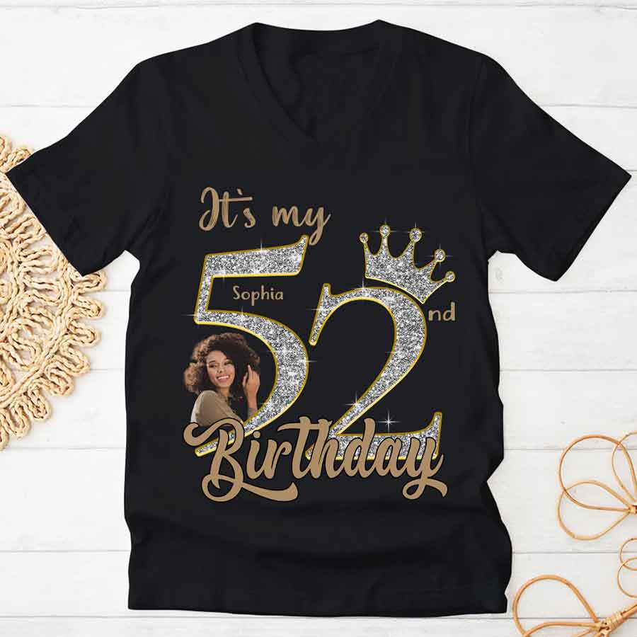 52nd Birthday Shirts, Custom Birthday Shirts, Turning 52 Shirt, Gifts For Women Turning 52, 52 And Fabulous Shirt, 1973 Shirt, 52nd Birthday Shirts For Her-YPT-HCT