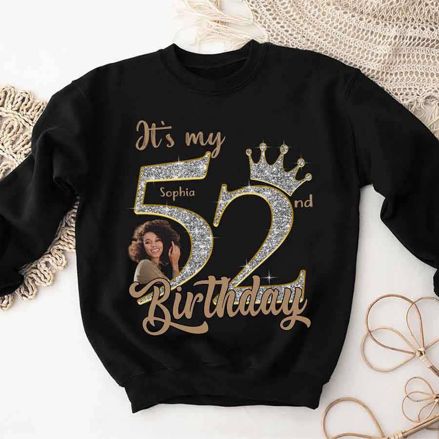 52nd Birthday Shirts, Custom Birthday Shirts, Turning 52 Shirt, Gifts For Women Turning 52, 52 And Fabulous Shirt, 1973 Shirt, 52nd Birthday Shirts For Her-YPT-HCT