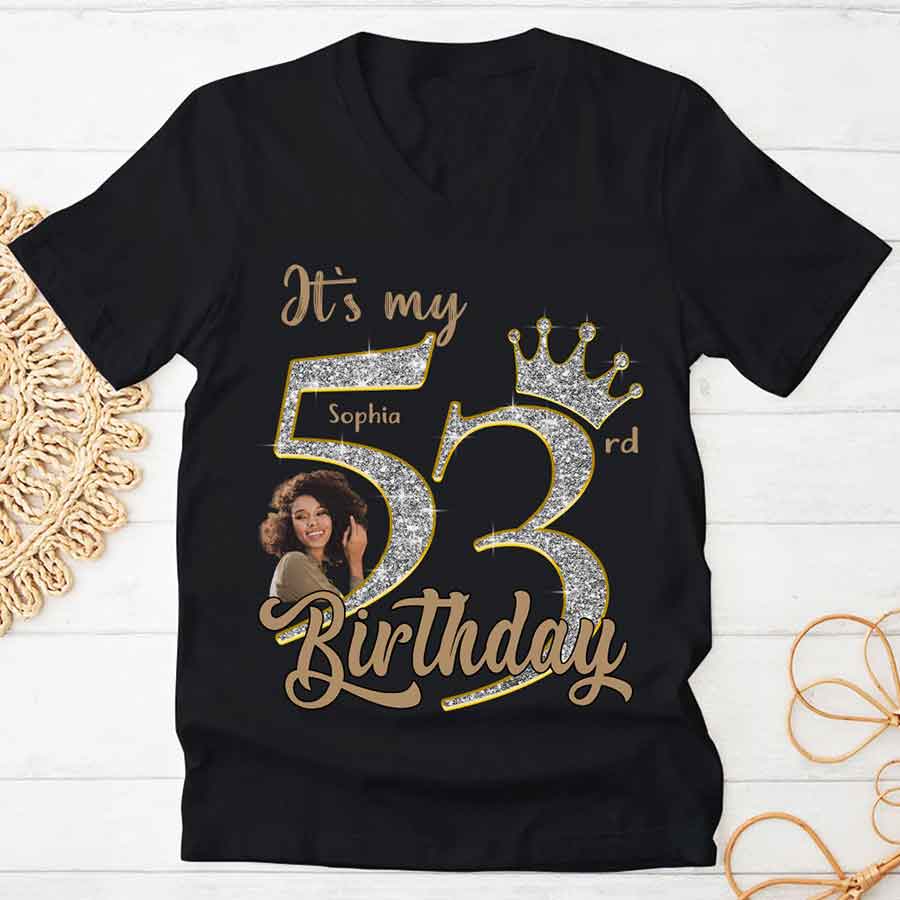 53rd Birthday Shirts, Custom Birthday Shirts, Turning 53 Shirt, Gifts For Women Turning 53, 53 And Fabulous Shirt, 1972 Shirt, 53rd Birthday Shirts For Her-YPT-HCT