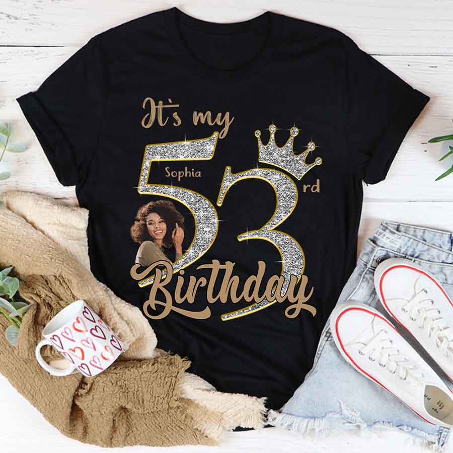 53rd Birthday Shirts, Custom Birthday Shirts, Turning 53 Shirt, Gifts For Women Turning 53, 53 And Fabulous Shirt, 1972 Shirt, 53rd Birthday Shirts For Her-YPT-HCT