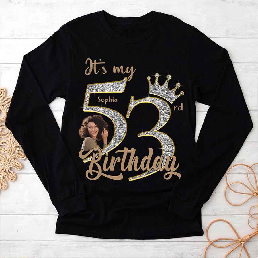 53rd Birthday Shirts, Custom Birthday Shirts, Turning 53 Shirt, Gifts For Women Turning 53, 53 And Fabulous Shirt, 1972 Shirt, 53rd Birthday Shirts For Her-YPT-HCT