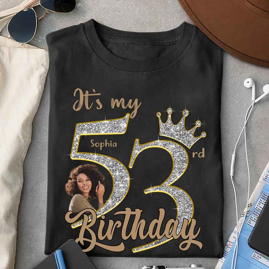 53rd Birthday Shirts, Custom Birthday Shirts, Turning 53 Shirt, Gifts For Women Turning 53, 53 And Fabulous Shirt, 1972 Shirt, 53rd Birthday Shirts For Her-YPT-HCT