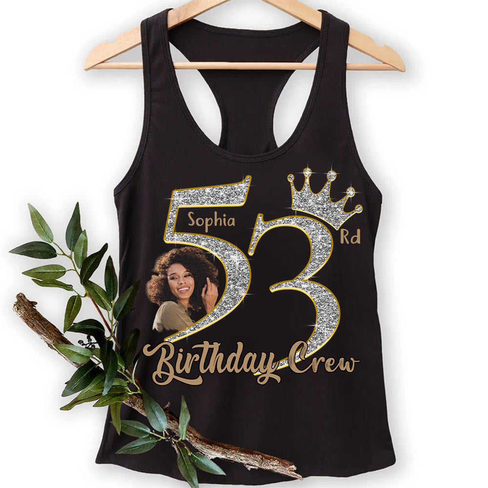 53rd Birthday Shirts, Custom Photo Birthday Shirts, Turning 53 Shirt, Gifts For Women Turning 53, 53 And Fabulous Shirt, 53rd Birthday Shirts For Her-YPT-HCT