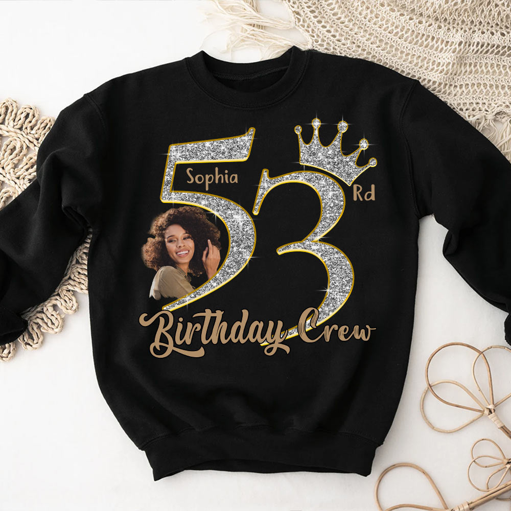53rd Birthday Shirts, Custom Photo Birthday Shirts, Turning 53 Shirt, Gifts For Women Turning 53, 53 And Fabulous Shirt, 53rd Birthday Shirts For Her-YPT-HCT