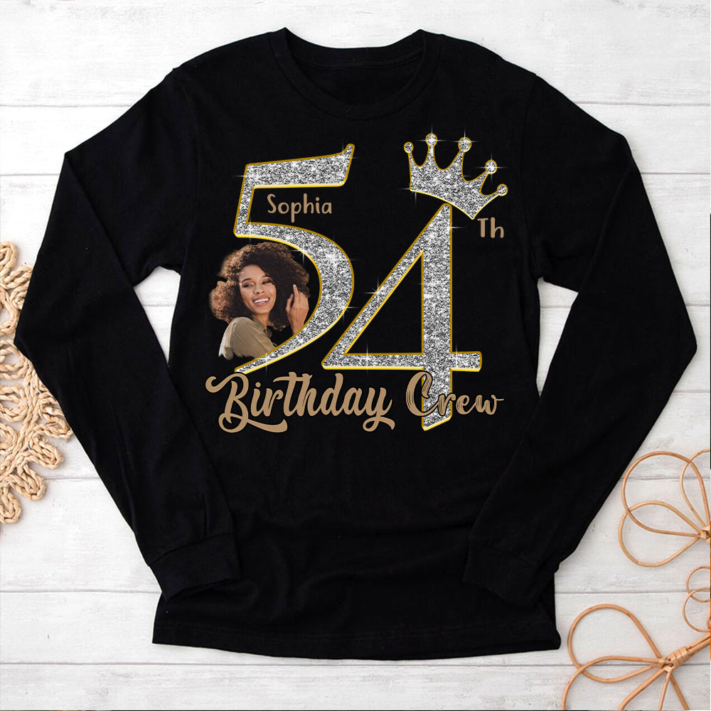 54th Birthday Shirts, Custom Photo Birthday Shirts, Turning 54 Shirt, Gifts For Women Turning 54, 54 And Fabulous Shirt, 54th Birthday Shirts For Her-YPT-HCT