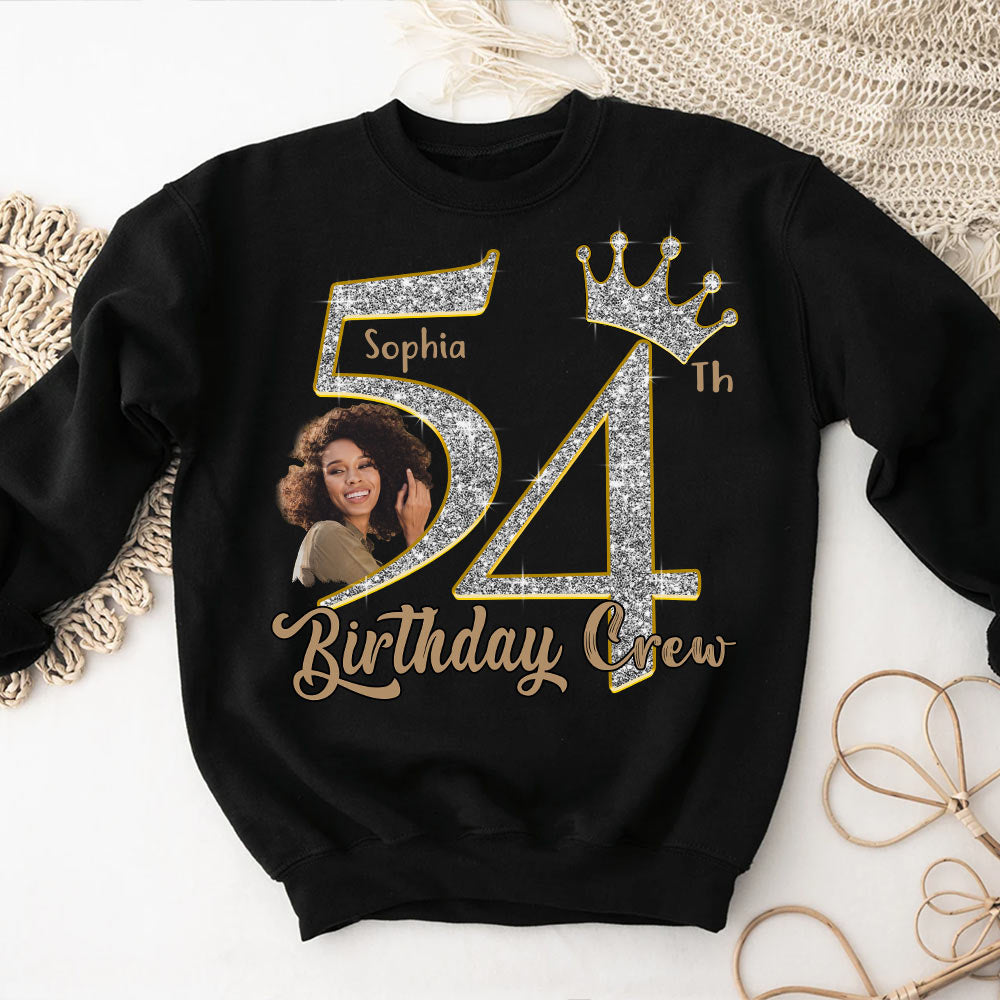 54th Birthday Shirts, Custom Photo Birthday Shirts, Turning 54 Shirt, Gifts For Women Turning 54, 54 And Fabulous Shirt, 54th Birthday Shirts For Her-YPT-HCT