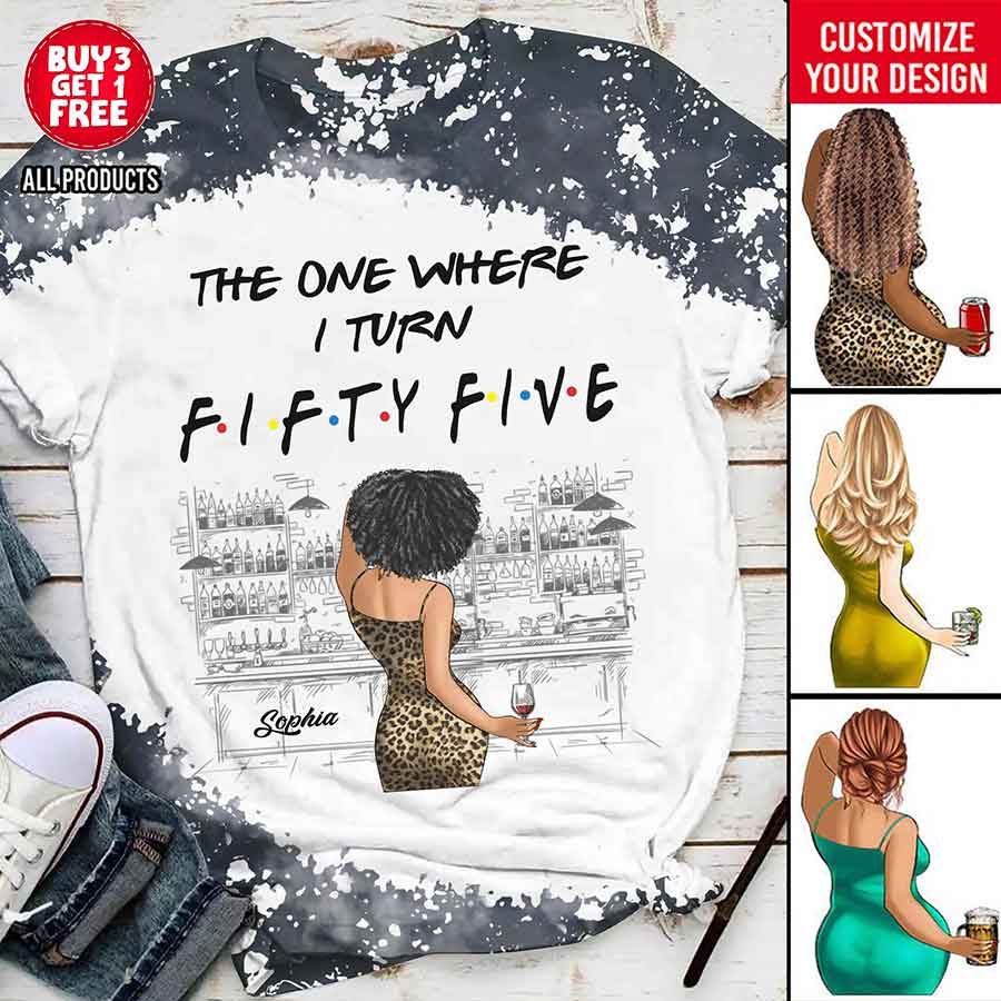 55th Birthday Shirts, Custom Birthday Shirts, Turning 55 Shirt, Gifts For Women Turning 55, 55 And Fabulous Shirt, 1969 Shirt, 55th Birthday Shirts For Her-YPT-HCT