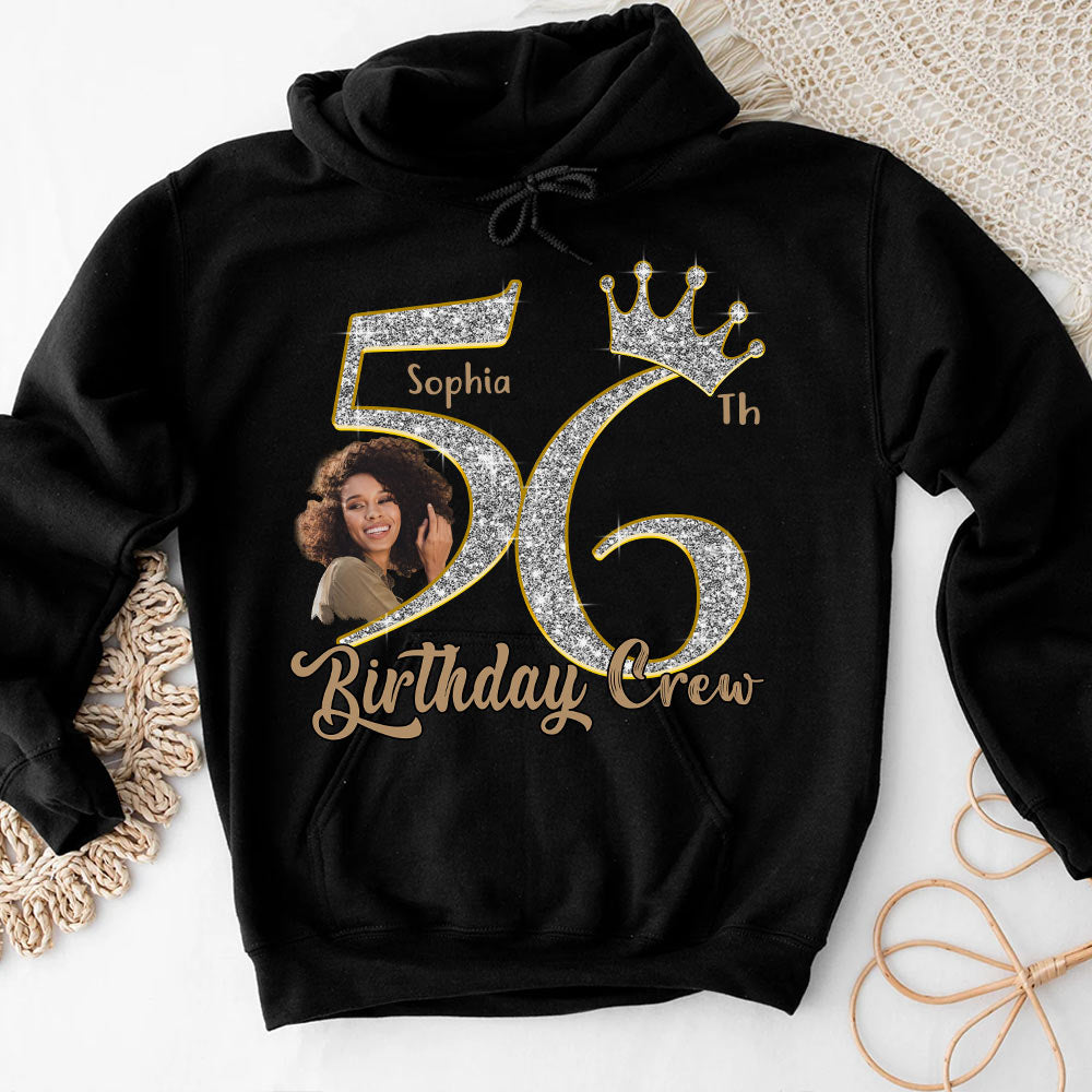 56th Birthday Shirts, Custom Photo Birthday Shirts, Turning 56 Shirt, Gifts For Women Turning 56, 56 And Fabulous Shirt, 56th Birthday Shirts For Her-YPT-HCT