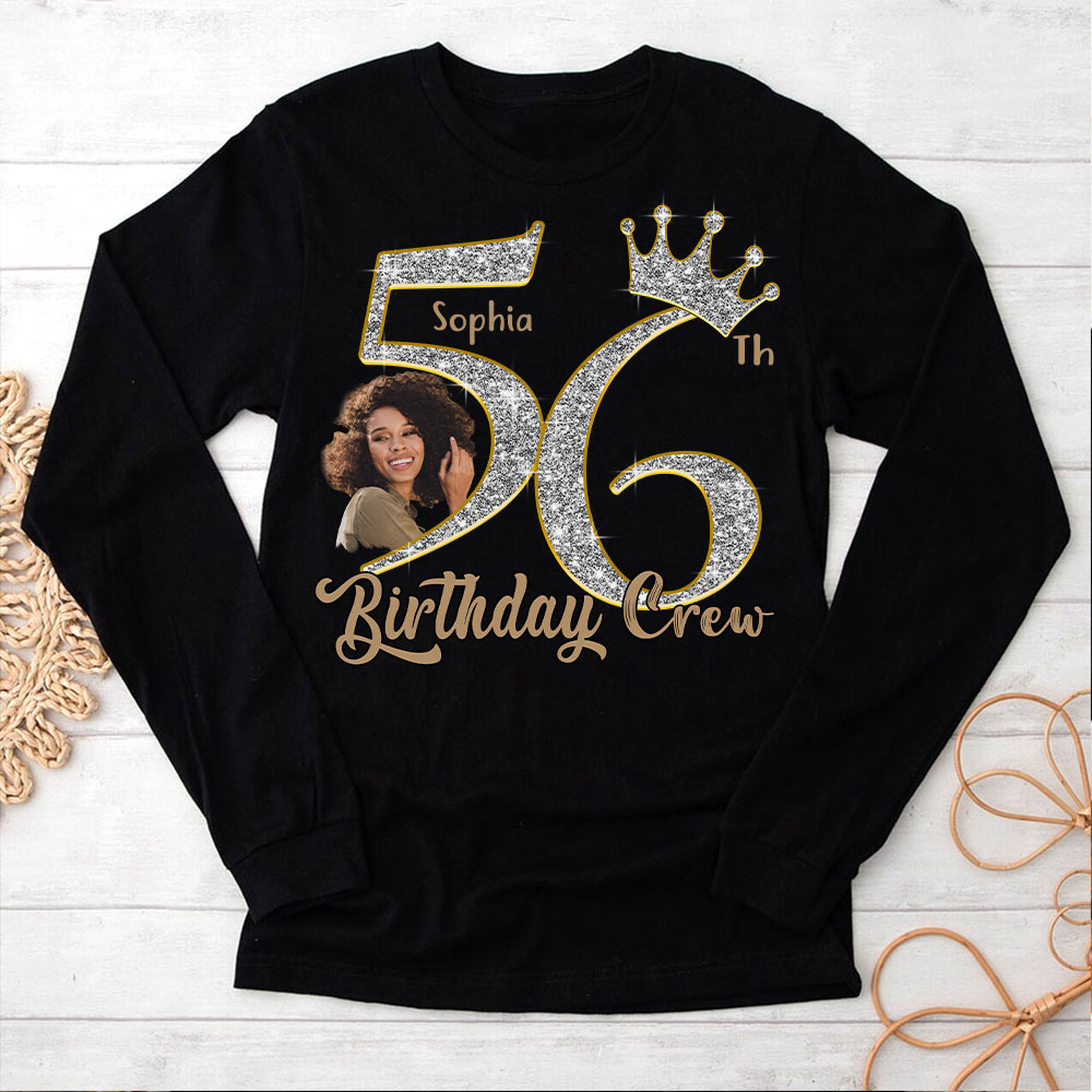 56th Birthday Shirts, Custom Photo Birthday Shirts, Turning 56 Shirt, Gifts For Women Turning 56, 56 And Fabulous Shirt, 56th Birthday Shirts For Her-YPT-HCT