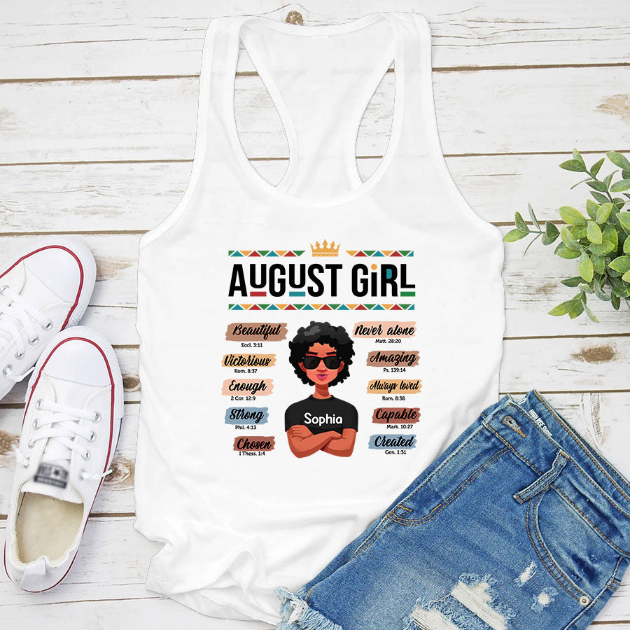 August Birthday Shirt, Custom Birthday Shirt, Queens are Born In August, August Birthday Shirts For Woman, August Birthday Gifts