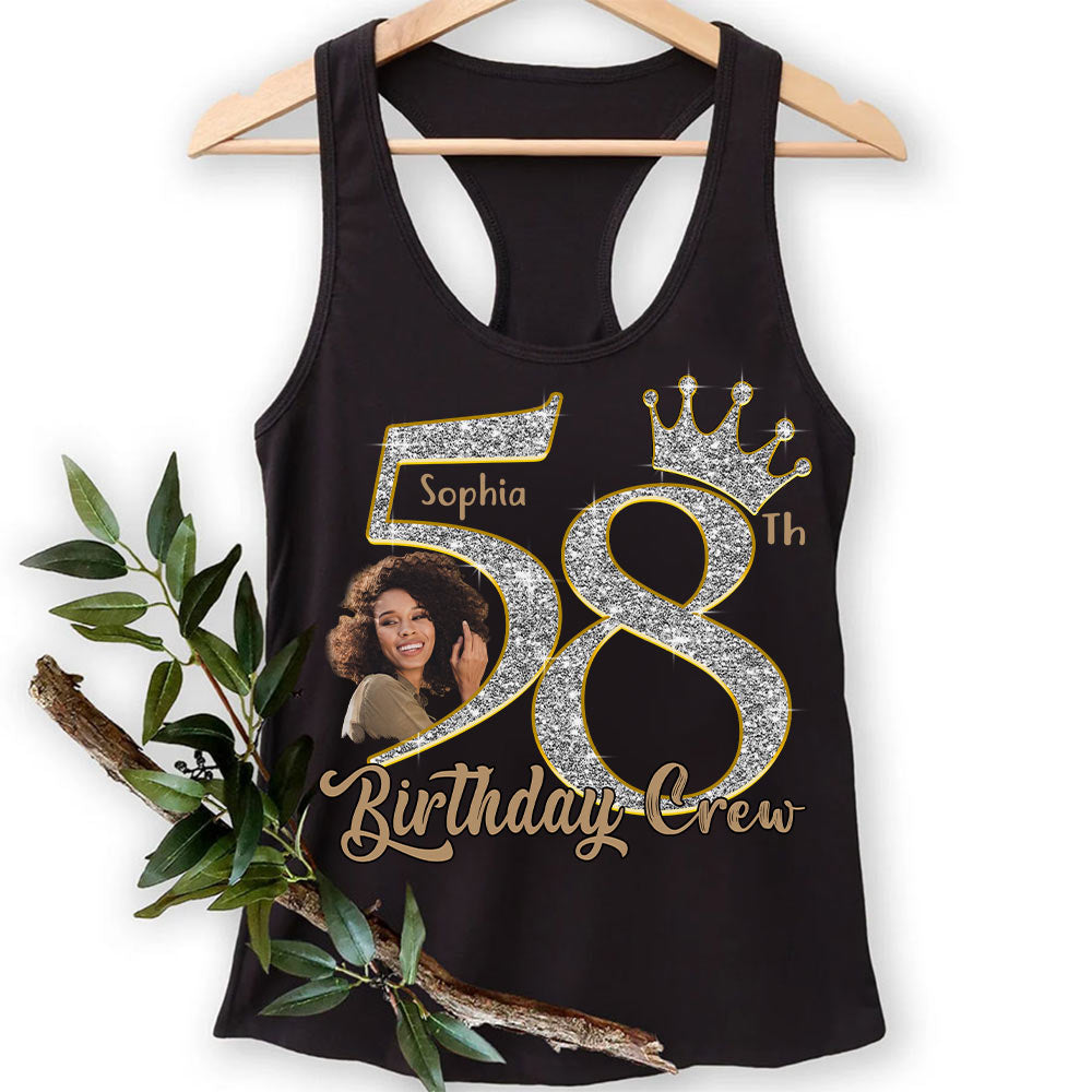 58th Birthday Shirts, Custom Photo Birthday Shirts, Turning 58 Shirt, Gifts For Women Turning 58, 58 And Fabulous Shirt, 58th Birthday Shirts For Her - YPT-HCT