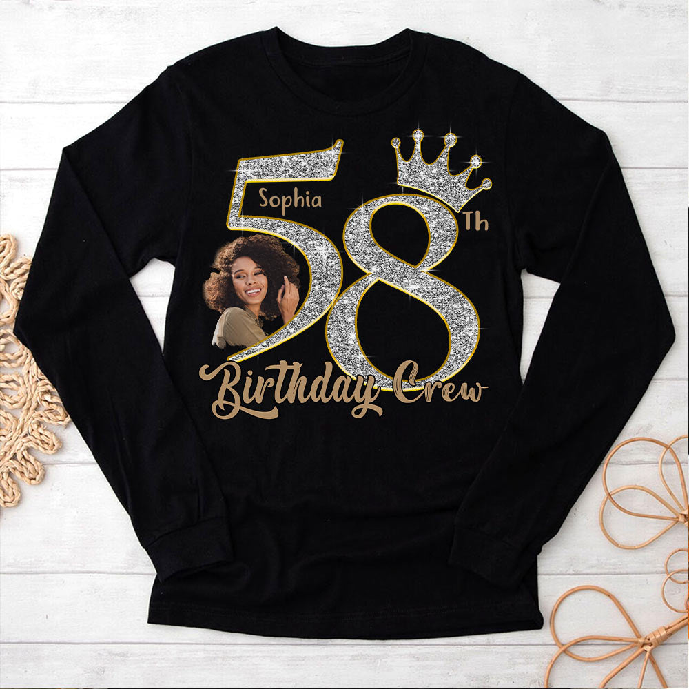58th Birthday Shirts, Custom Photo Birthday Shirts, Turning 58 Shirt, Gifts For Women Turning 58, 58 And Fabulous Shirt, 58th Birthday Shirts For Her - YPT-HCT