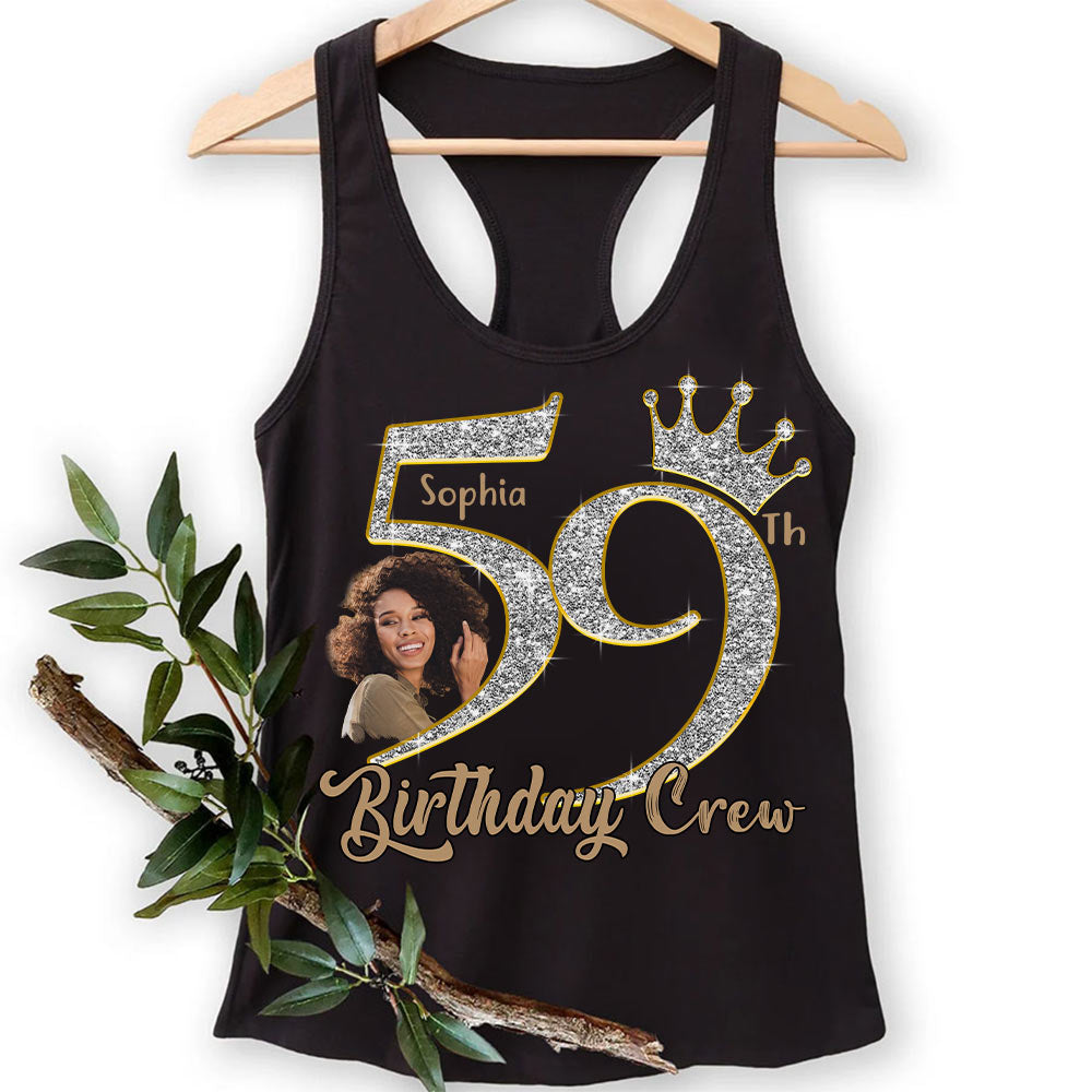 59th Birthday Shirts, Custom Photo Birthday Shirts, Turning 59 Shirt, Gifts For Women Turning 59, 59 And Fabulous Shirt, 59th Birthday Shirts For Her - YPT-HCT