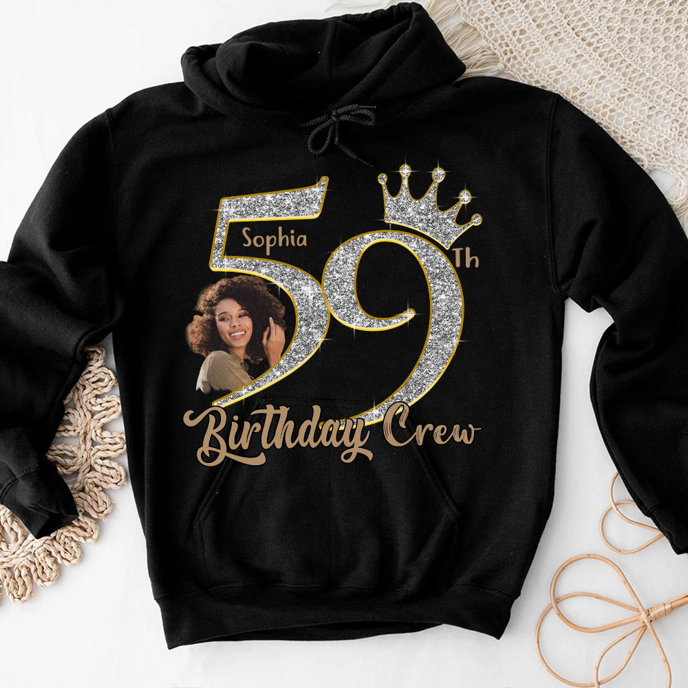 59th Birthday Shirts, Custom Photo Birthday Shirts, Turning 59 Shirt, Gifts For Women Turning 59, 59 And Fabulous Shirt, 59th Birthday Shirts For Her - YPT-HCT