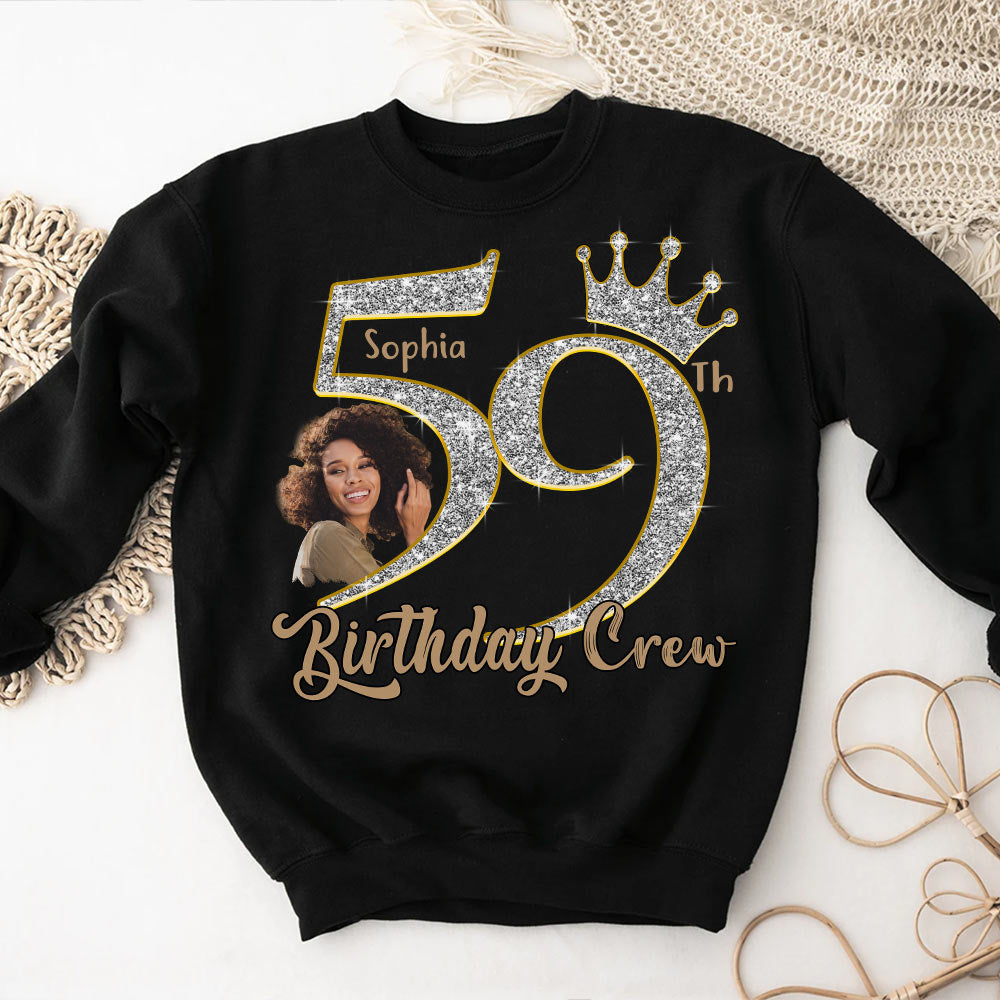 59th Birthday Shirts, Custom Photo Birthday Shirts, Turning 59 Shirt, Gifts For Women Turning 59, 59 And Fabulous Shirt, 59th Birthday Shirts For Her - YPT-HCT