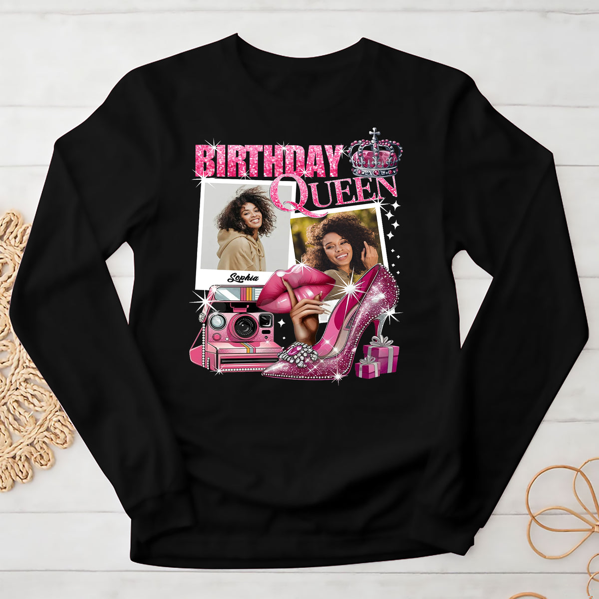 Birthday Queen Shirts, Custom Birthday Shirts, Birthday Shirts For Black Women, Its My Birthday Shirt, Birthday Queen Shirt-YPT-ALK