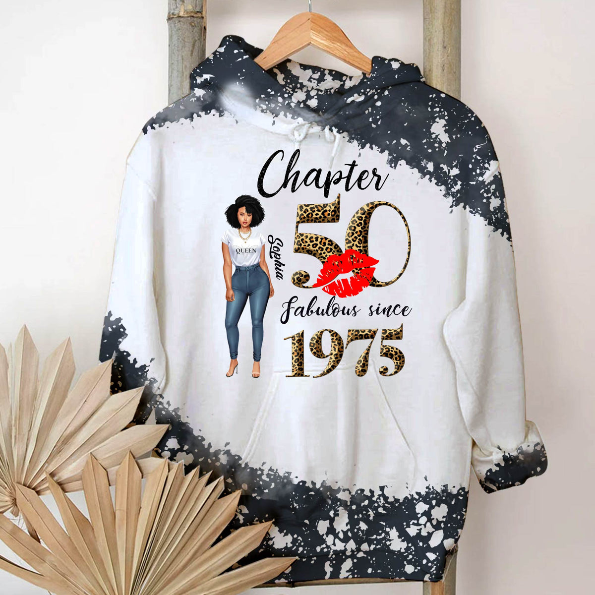 Chapter 50, Fabulous Since 1975 50th Birthday Unique T Shirt For Woman, Custom Birthday Shirt, Her Gifts For 50 Years Old , Turning 50 Birthday Cotton Shirt-YPT-HCT