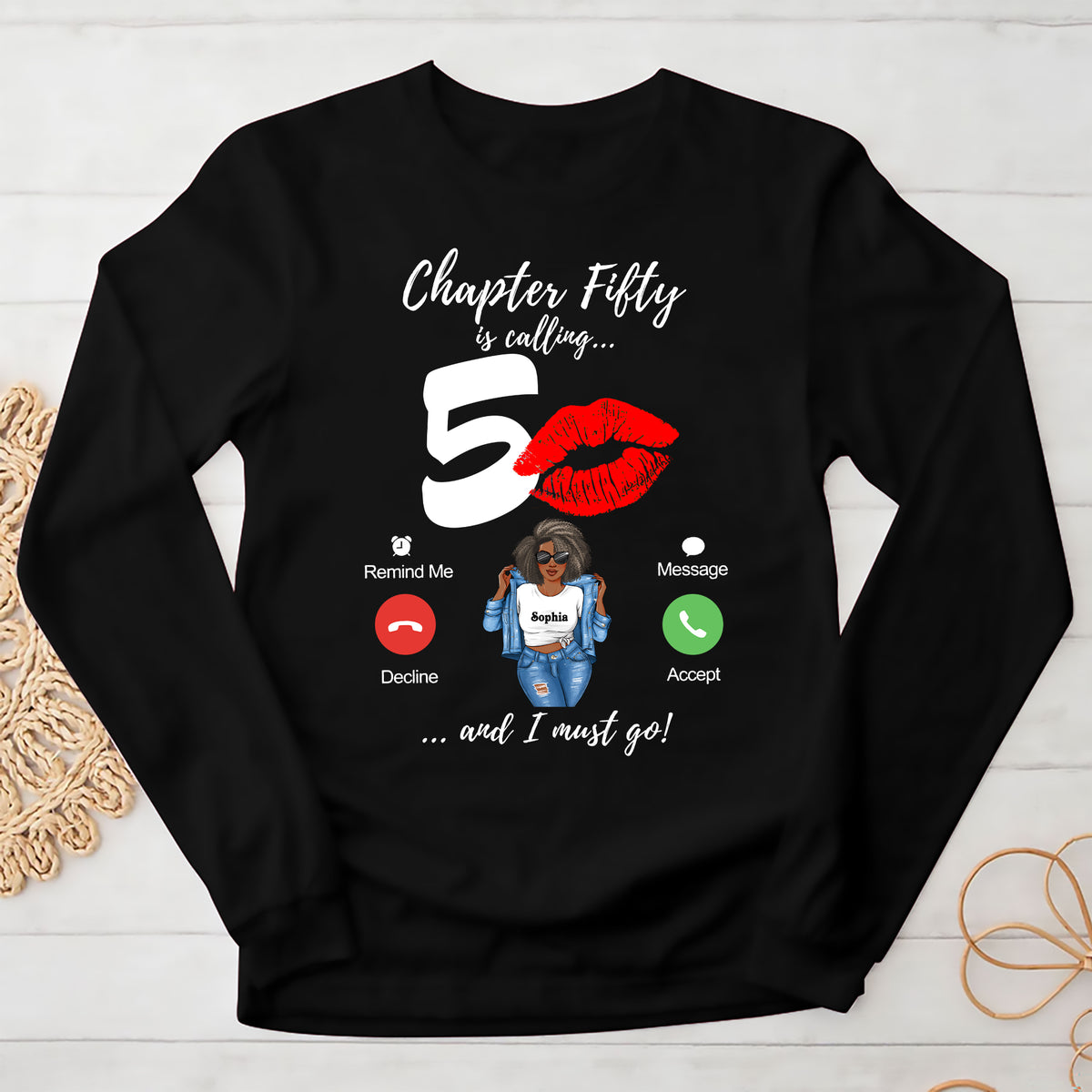 50th Birthday Shirts, Custom Birthday Shirts, Turning 50 Shirt, Gifts For Women Turning 50, 50 And Fabulous Shirt, 50th Birthday Shirts For Her-YPT-ALK