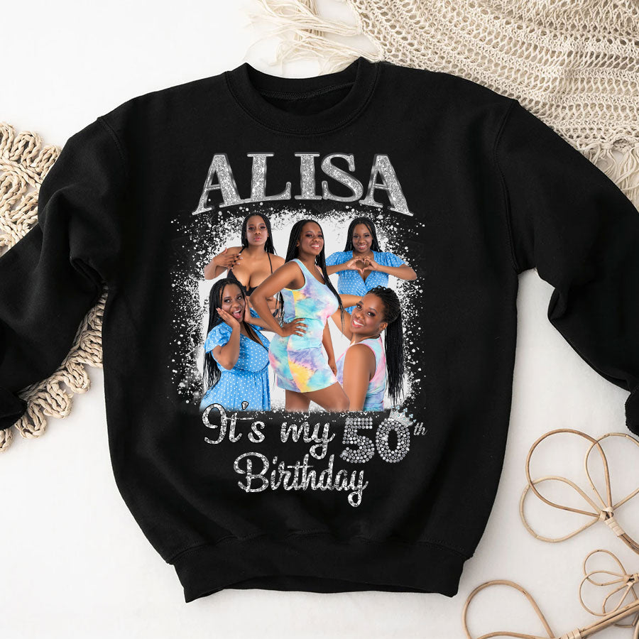 50th Birthday Shirts, Custom Birthday Shirts, Turning 50 Shirt, Gifts For Women Turning 50, 50 And Fabulous Shirt, 1974 Shirt, 50th Birthday Shirts For Her-YPT-TLQ
