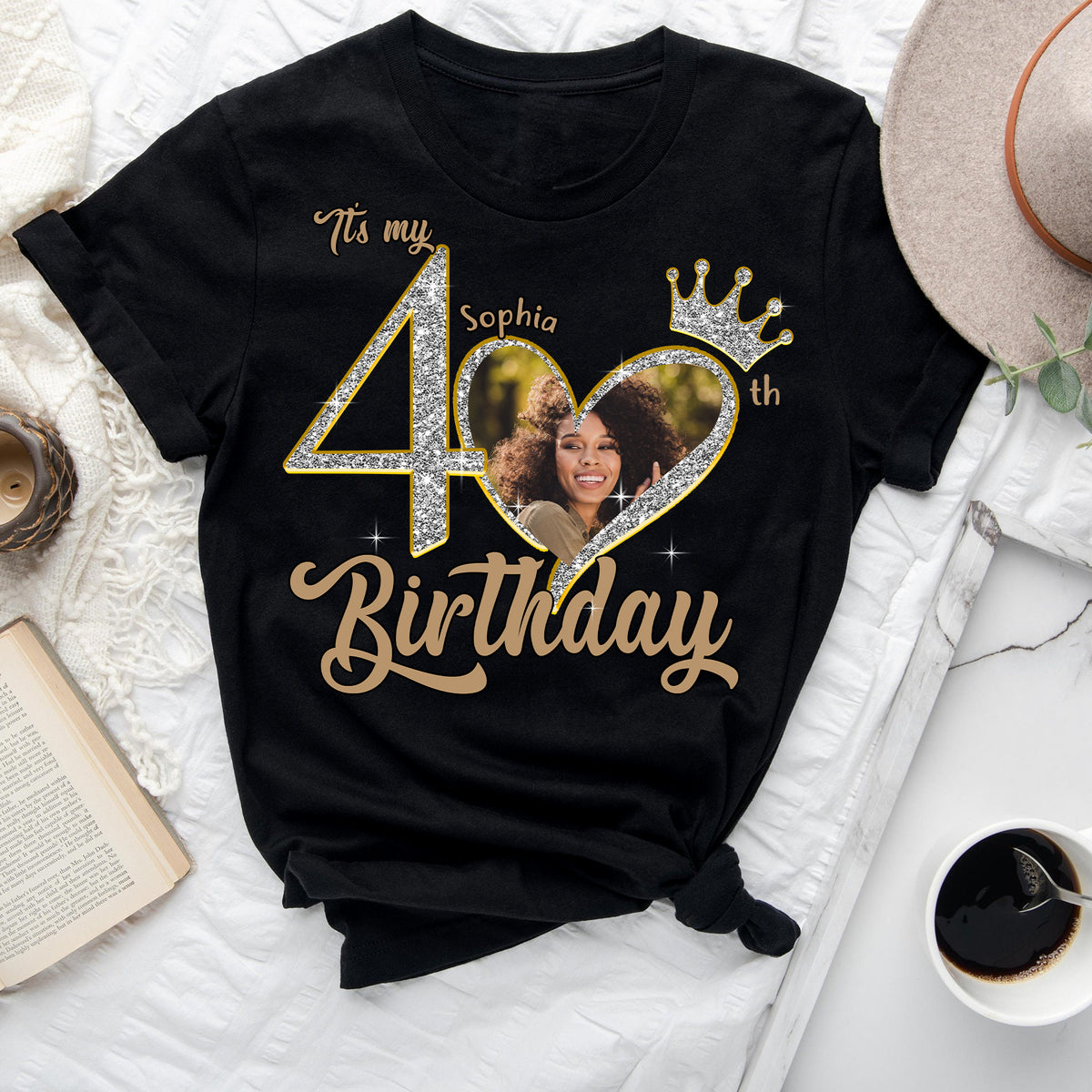 40th Birthday Shirts, Custom Birthday Shirts, Turning 40 Shirt, Gifts For Women Turning 40, 40 And Fabulous Shirt, 1985 Shirt, 40th Birthday Shirts For Her - YPT-ALK