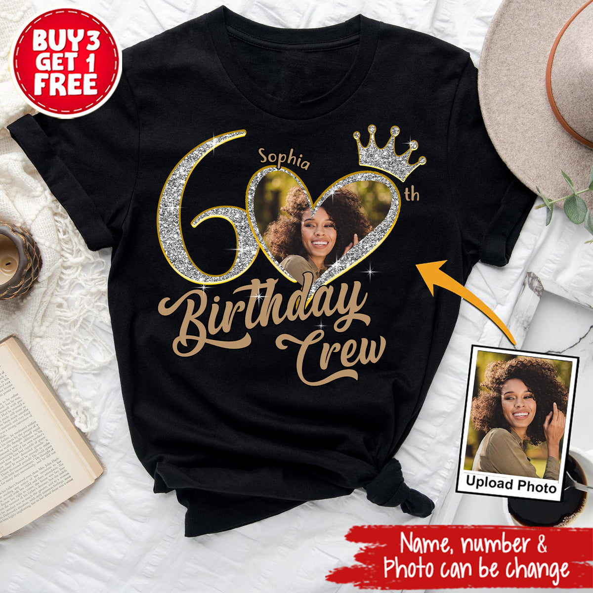 60th Birthday Shirts, Custom Birthday Shirts, Turning 60 Shirt, Gifts For Women Turning 60, 60 And Fabulous Shirt, 1965 Shirt, 60th Birthday Shirts For Her-YPT-ALK