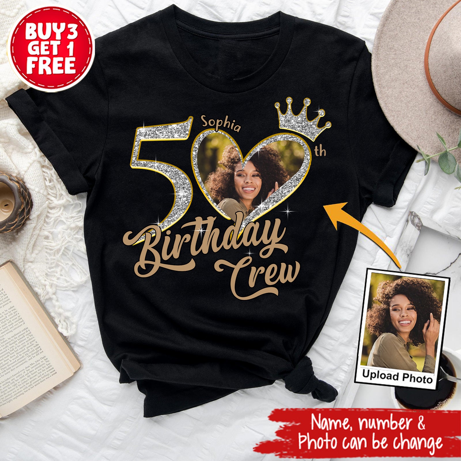50th Birthday Shirts, Custom Birthday Shirts, Turning 50 Shirt, Gifts For Women Turning 50, 50 And Fabulous Shirt, 50th Birthday Shirts For Her - YPT-ALK
