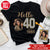 40th Birthday Shirts, Custom Birthday Shirts, Turning 40 Shirt, Gifts For Women Turning 40, 40 And Fabulous Shirt, 1985 Shirt, 40th Birthday Shirts For Her-YPT-ALK