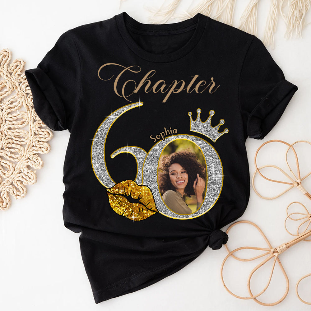 60th Birthday Shirts, Custom Photo Birthday Shirts, Turning 60 Shirt, Gifts For Women Turning 60, 60 And Fabulous Shirt, 60th Birthday Shirts For Her - YPT-HCT
