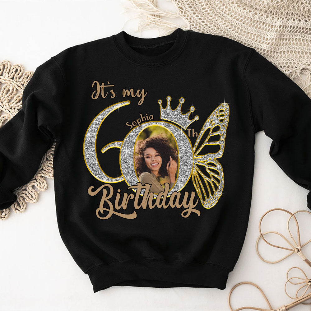 60th Birthday Shirts, Custom Photo Birthday Shirts, Turning 60 Shirt, Gifts For Women Turning 60, 60 And Fabulous Shirt, 60th Birthday Shirts For Her - YPT-HCT