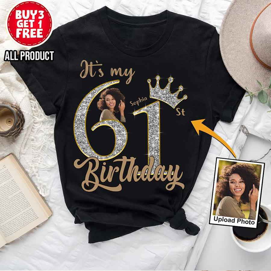 61st Birthday Shirts, Custom Birthday Shirts, Turning 61 Shirt, Gifts For Women Turning 61, 61 And Fabulous Shirt, 1963 Shirt, 61st Birthday Shirts For Her-YPT-HCT