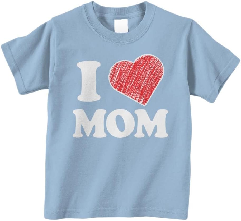 Threadrock Little Boys&#39; I Love Mom Infant\/Toddler