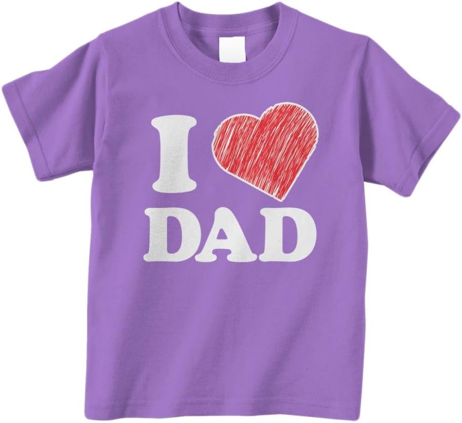 Threadrock Little Boys&#39; I Love Dad Infant\/Toddler
