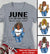 Personalized Birthday T Shirt, June is my birthday month, yep the whole month, Her Birthday Gifts For June, Afro Girls Shirt For Black Woman