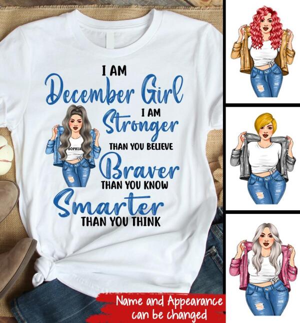 Personalized Birthday T Shirt, December Birthday Shirt, December Birthday Gifts