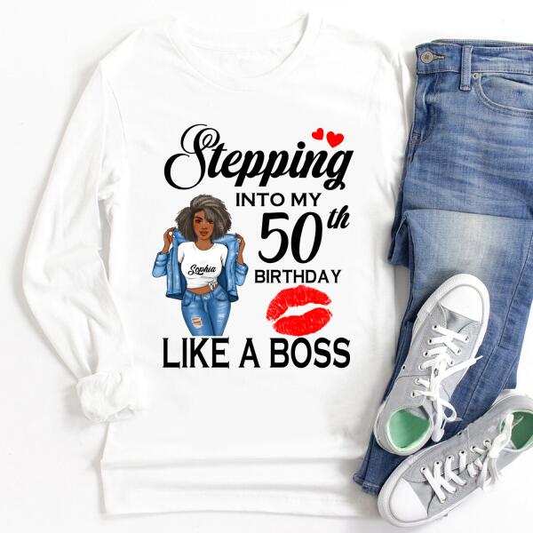 Personalized Birthday T Shirt, Chapter 50, Fabulous Since 1971 50th Birthday Unique T Shirt For Woman, Her Gifts For 50 Years Old , Turning 50 Birthday Cotton Shirt