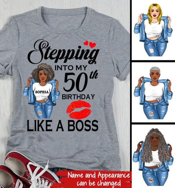 Personalized Birthday T Shirt, Chapter 50, Fabulous Since 1971 50th Birthday Unique T Shirt For Woman, Her Gifts For 50 Years Old , Turning 50 Birthday Cotton Shirt