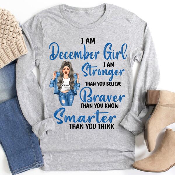 Personalized Birthday T Shirt, December Birthday Shirt, December Birthday Gifts